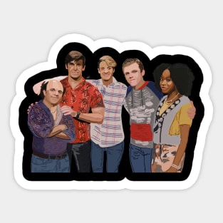 Cast of Henry Danger Sticker